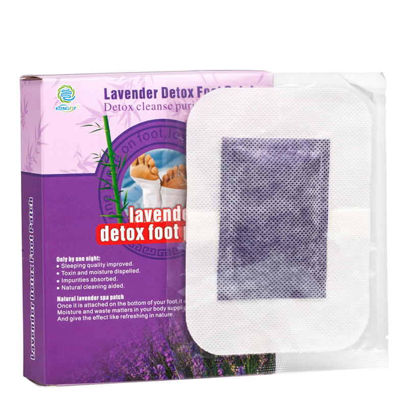 Parche desintoxicante de lavanda para pies