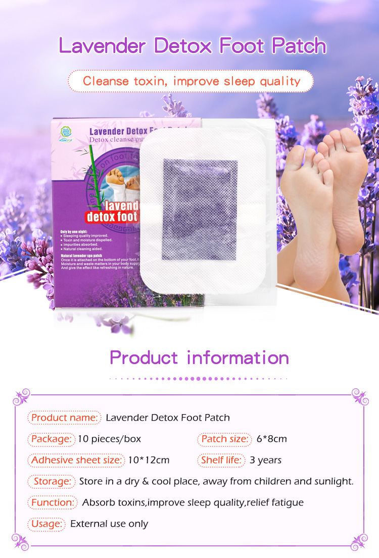 Custom Lavender Foot Detox Patches