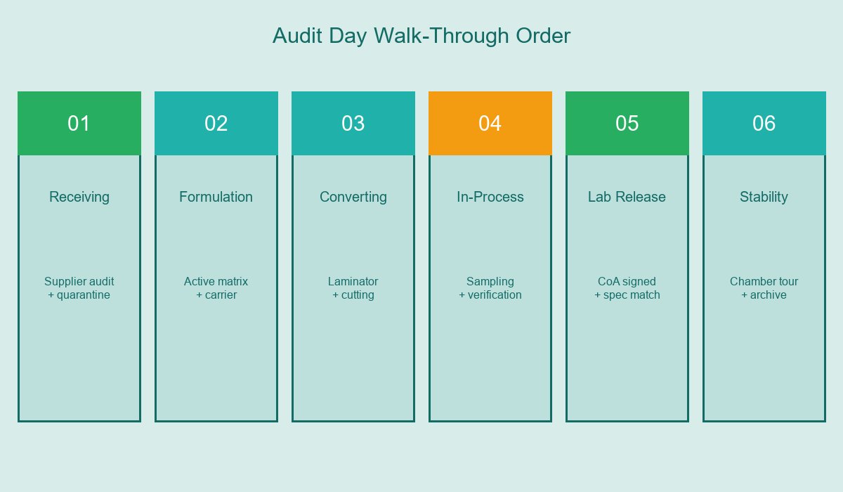 Audit Day Walk-Through Order