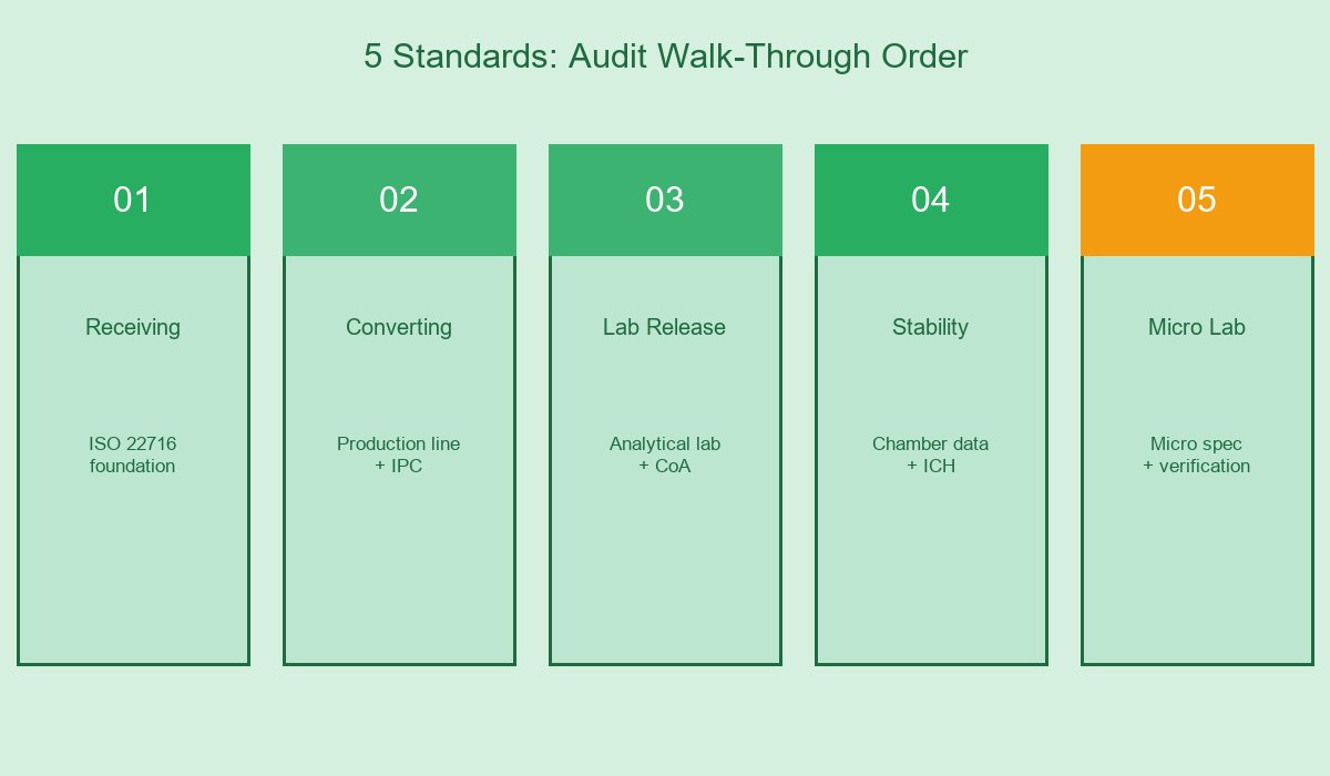 5 Standards Audit Walk-Through Order